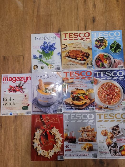 Magazyn Tesco 10 szt lata od 2016 do 2019