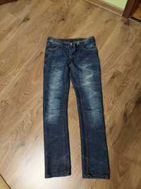 Spodnie chapter young 170 cm 14-15 lat kolor jeans z przetarciami