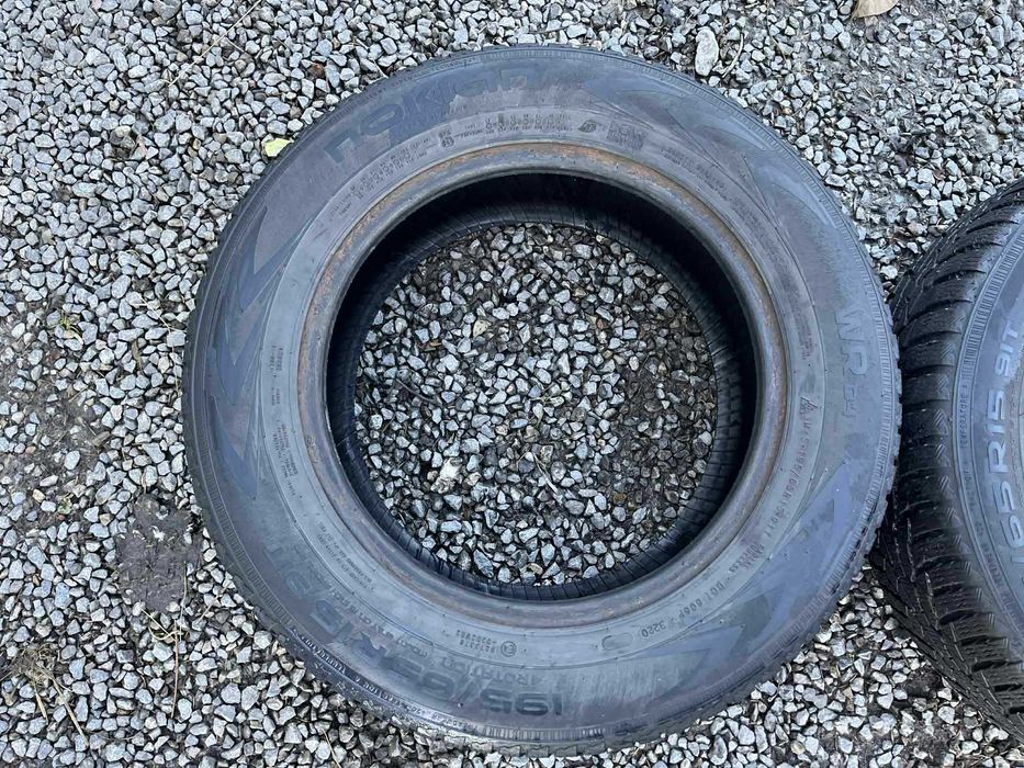Opony 195/65R15 Nokian WR D4 Zima 2sztuki 5,50mm bieżnika