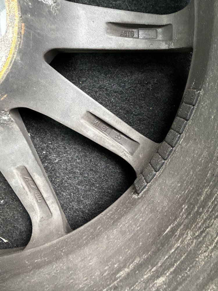 Felgi AEZ Straight Dark 5x112, 18”, 8j ET35 Mercedes, VW, audi