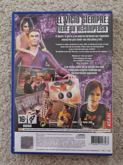7 Sins para PS2 (completo)