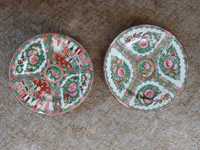 Conjunto de 2 pratos porcelana chinesa