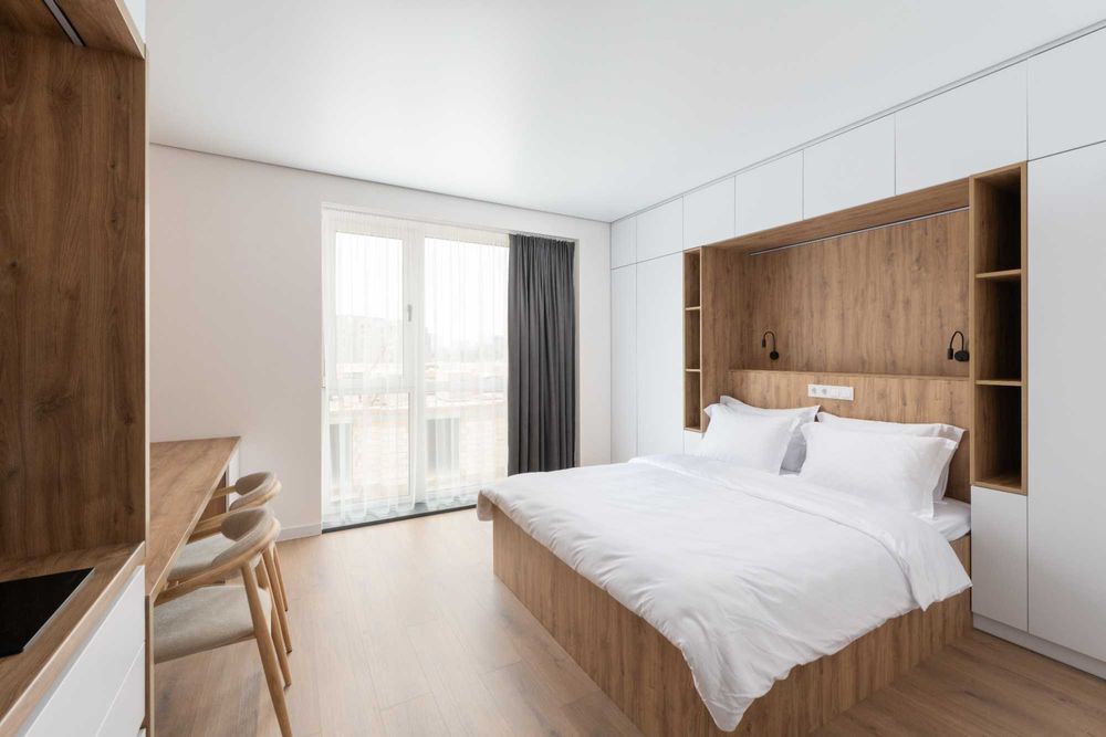 Оренда подобова сучасних 1к апартаментів неподалік м. Деміївська