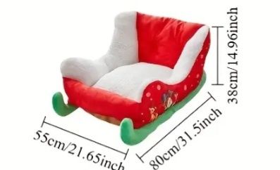 Cama / treno de natal para cao ou gato (novo)