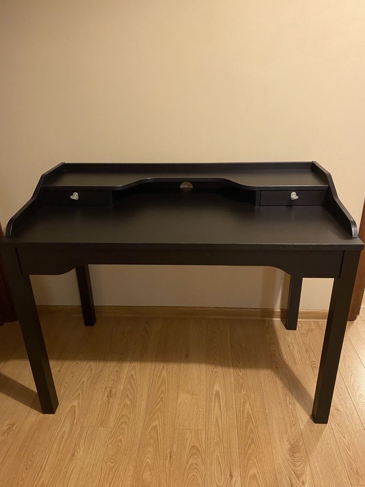 Toaletka biurko czarna Ikea używana stan bdb
