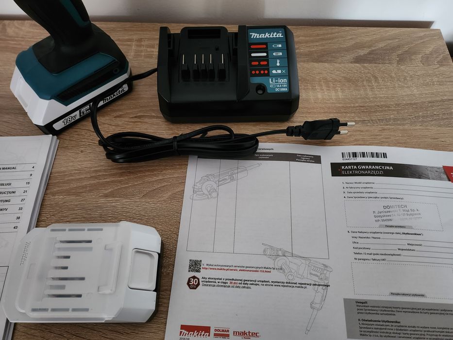 Nowa zakrętarka Makita 18V klucz udarowa wkrętarka bosch aeg metabo