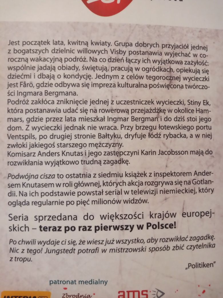 Podwójna cisza - kryminał M. Jungstedt