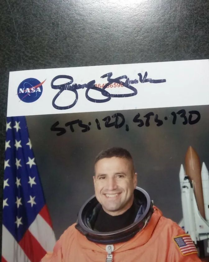 Podpis autograf George Zamka astronauta NASA 4x6