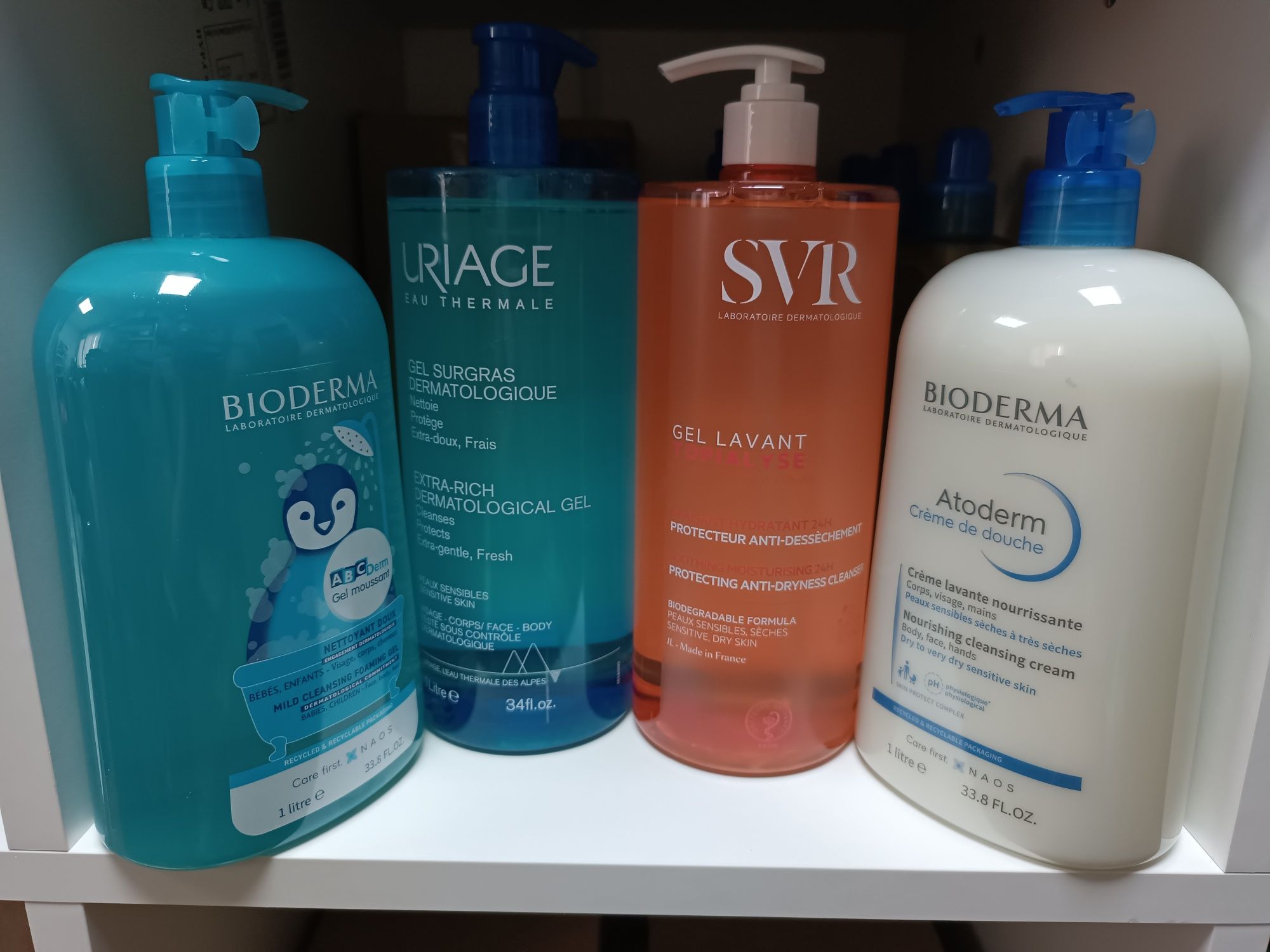 Bioderma atoderm крем для рук, бальзам для губ Caudalie
