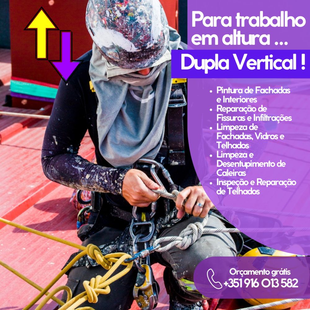 Pintura e Reparação de Fachadas - Limpeza de Telhados Coimbra