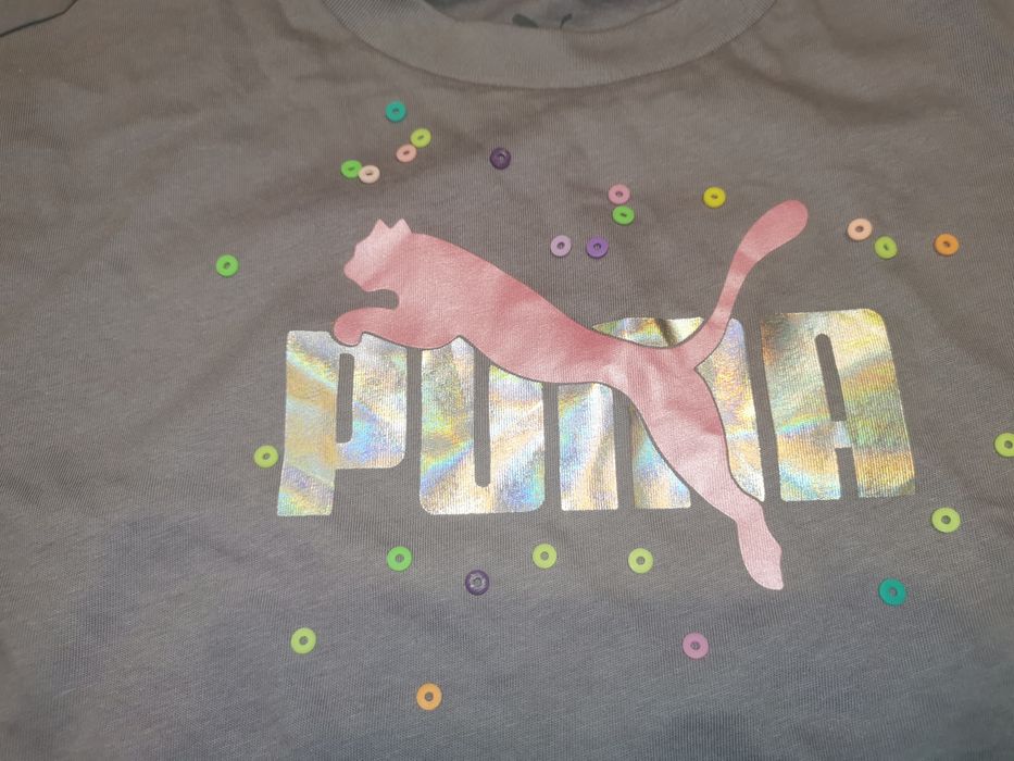 Koszulka puma fioletowa
