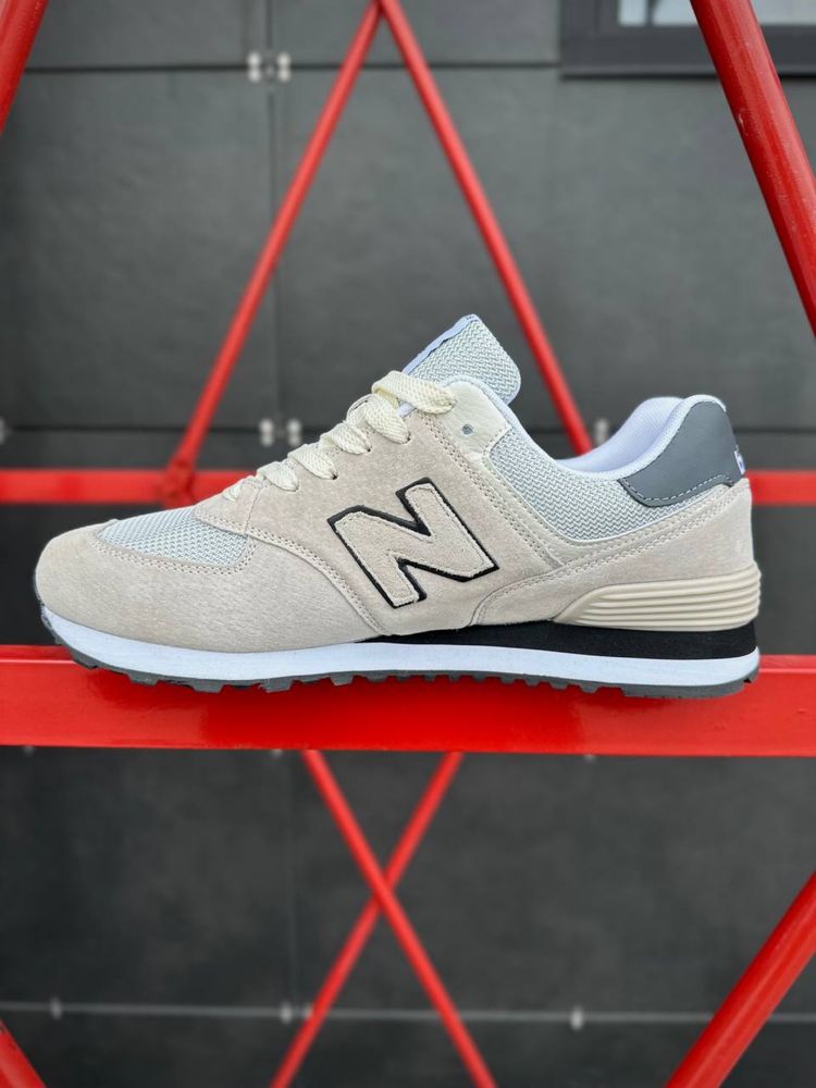 РОЗПРОДАЖ! Кросівки New Balance 574 Beige&Gray | 40 41 42 43 44 ню бал