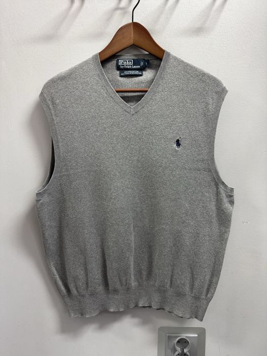 Kamizelka bezrękawnik sweter vintage Polo Ralph Lauren L 40