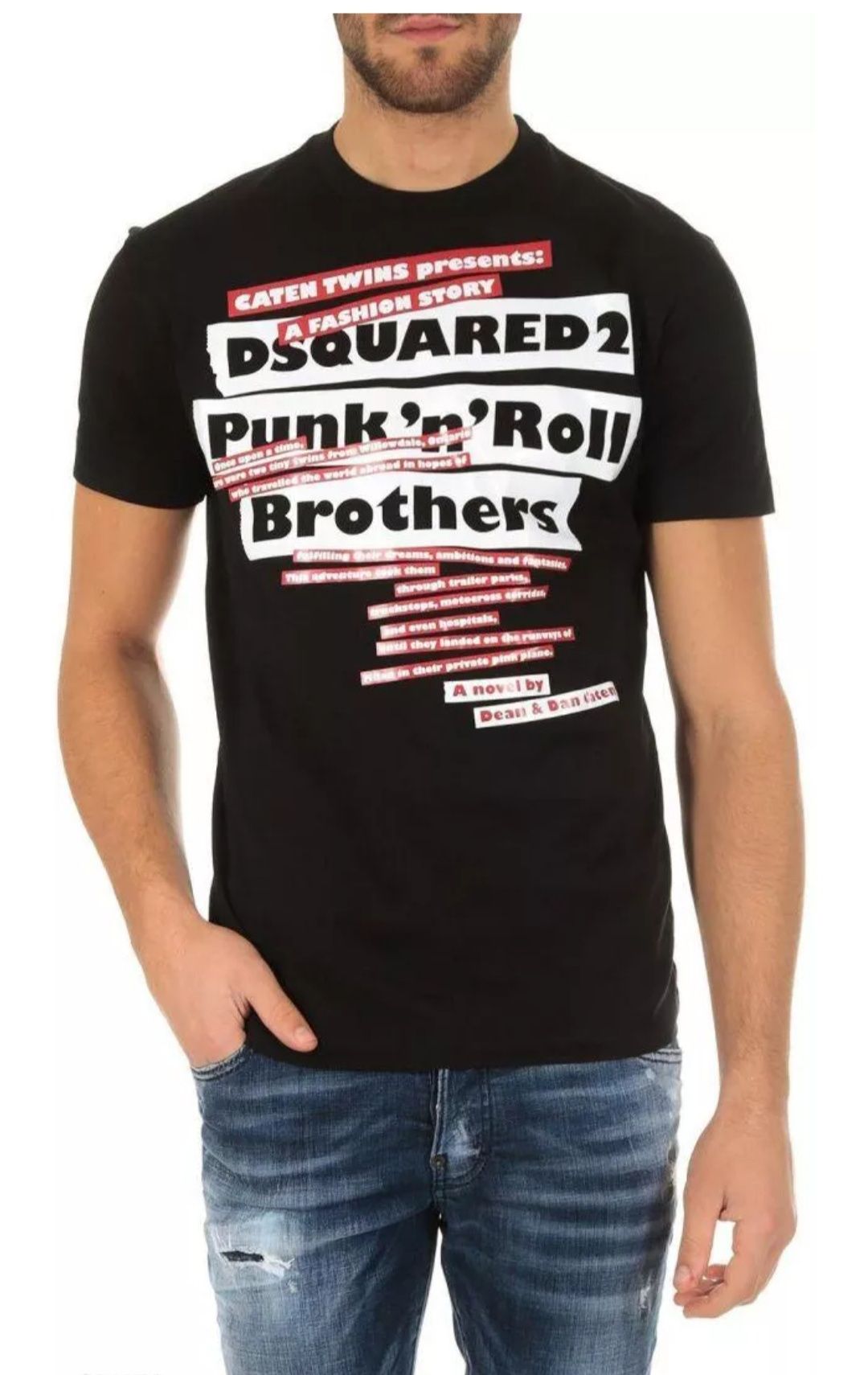 T shirt Dsquared Punk n Roll XL made in Italy