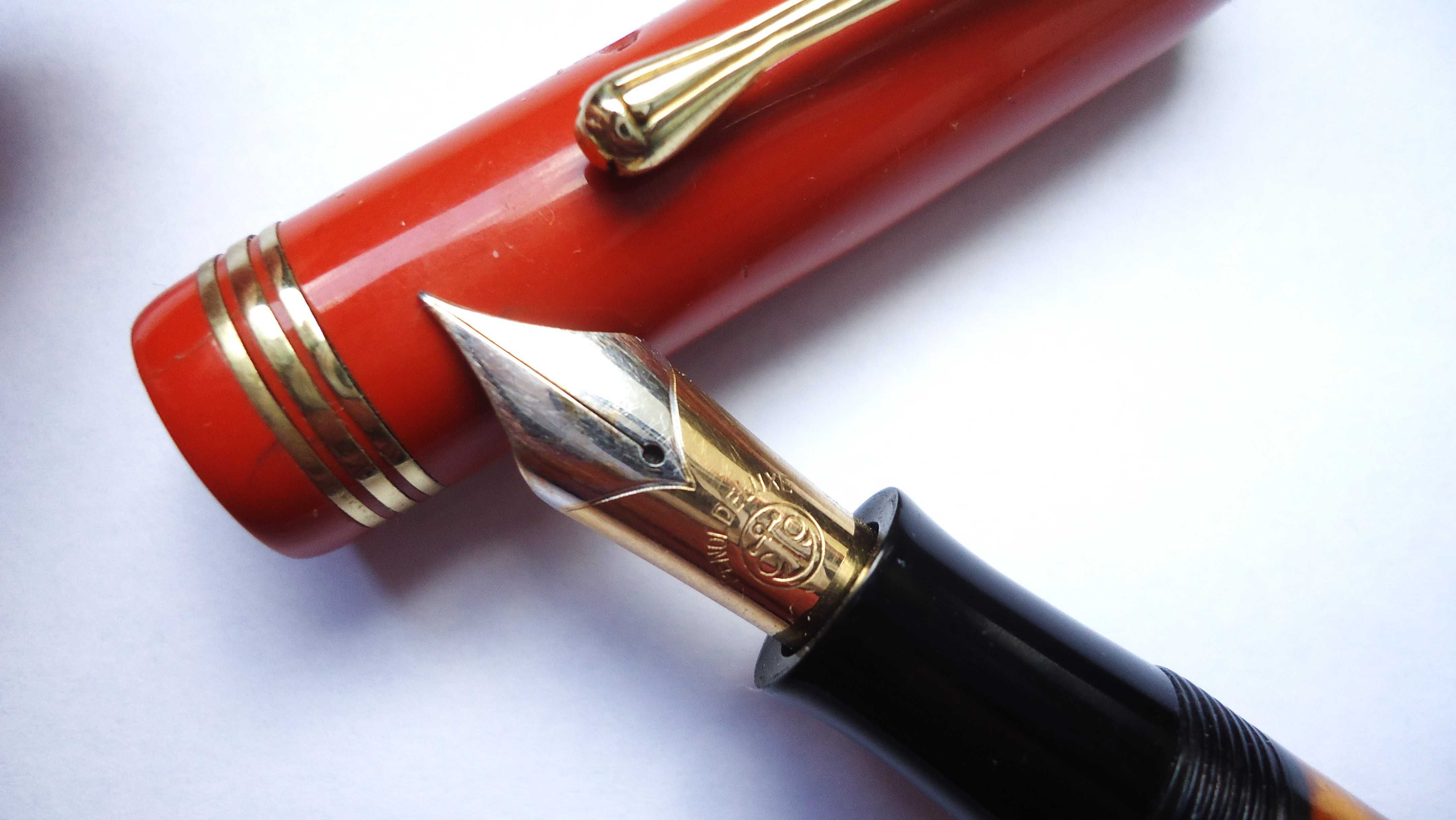 Pióro wieczne Penol de Luxe Aero Coral Red kreska F-M DEN 1936