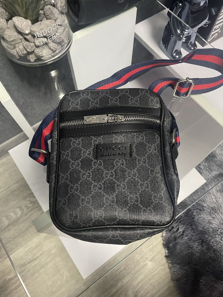 Мужская сумка барсетка кошелк gucci