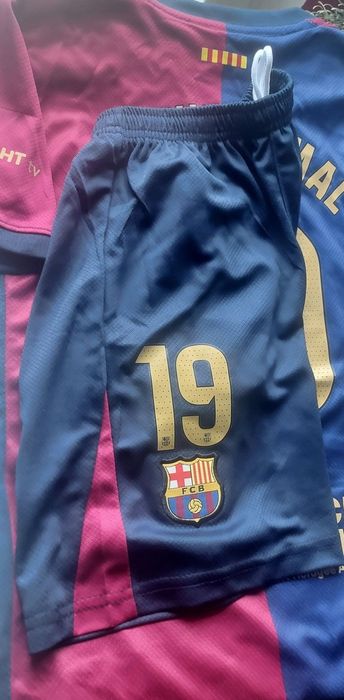 FC Barcelona 155-165cm komplet Lamine Yamal koszulka + spodenki