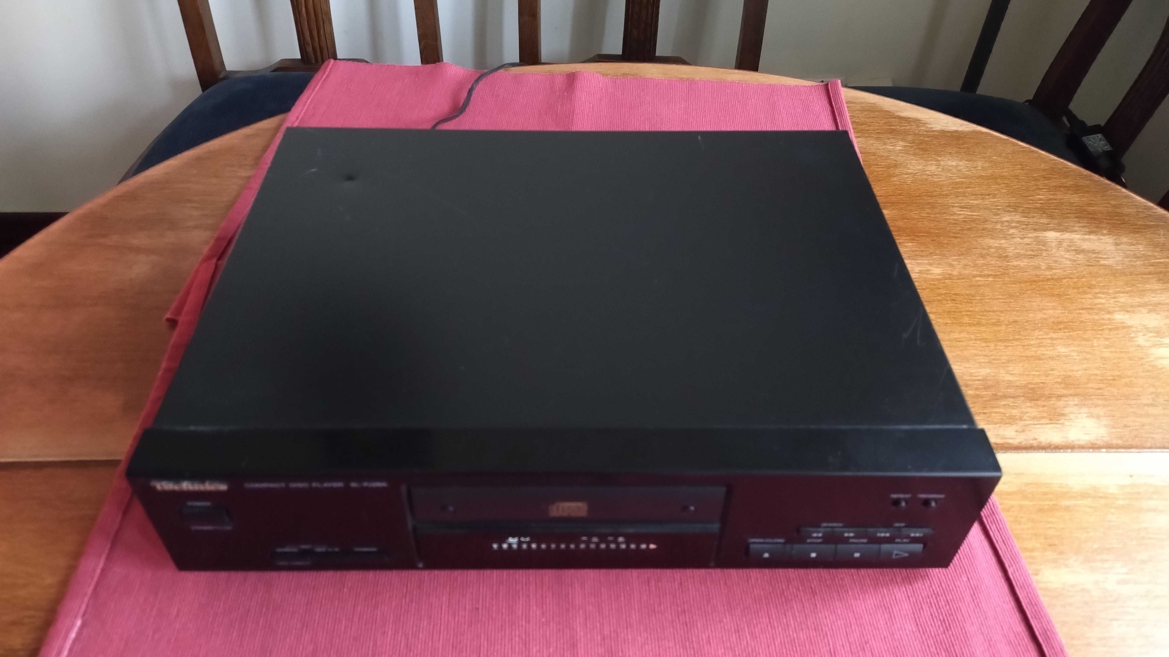 Odtwarzacz CD Technics SL-PJ28A czarny - uszkodzony laser.