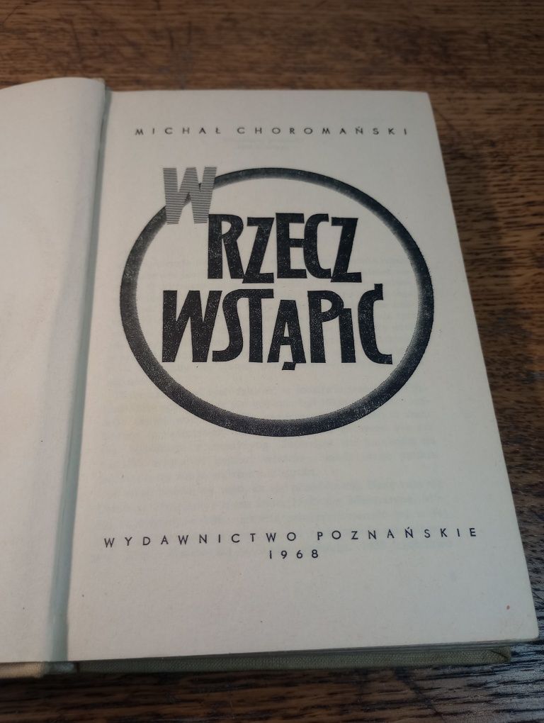 W rzecz wstąpić. Michał Chromiński.
