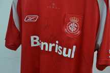 Camisola SC Internacional Porto Alegre Autografada