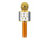 Mikrofon dla dziecka ZLOTY bezprzewodowy karaoke bluetooth