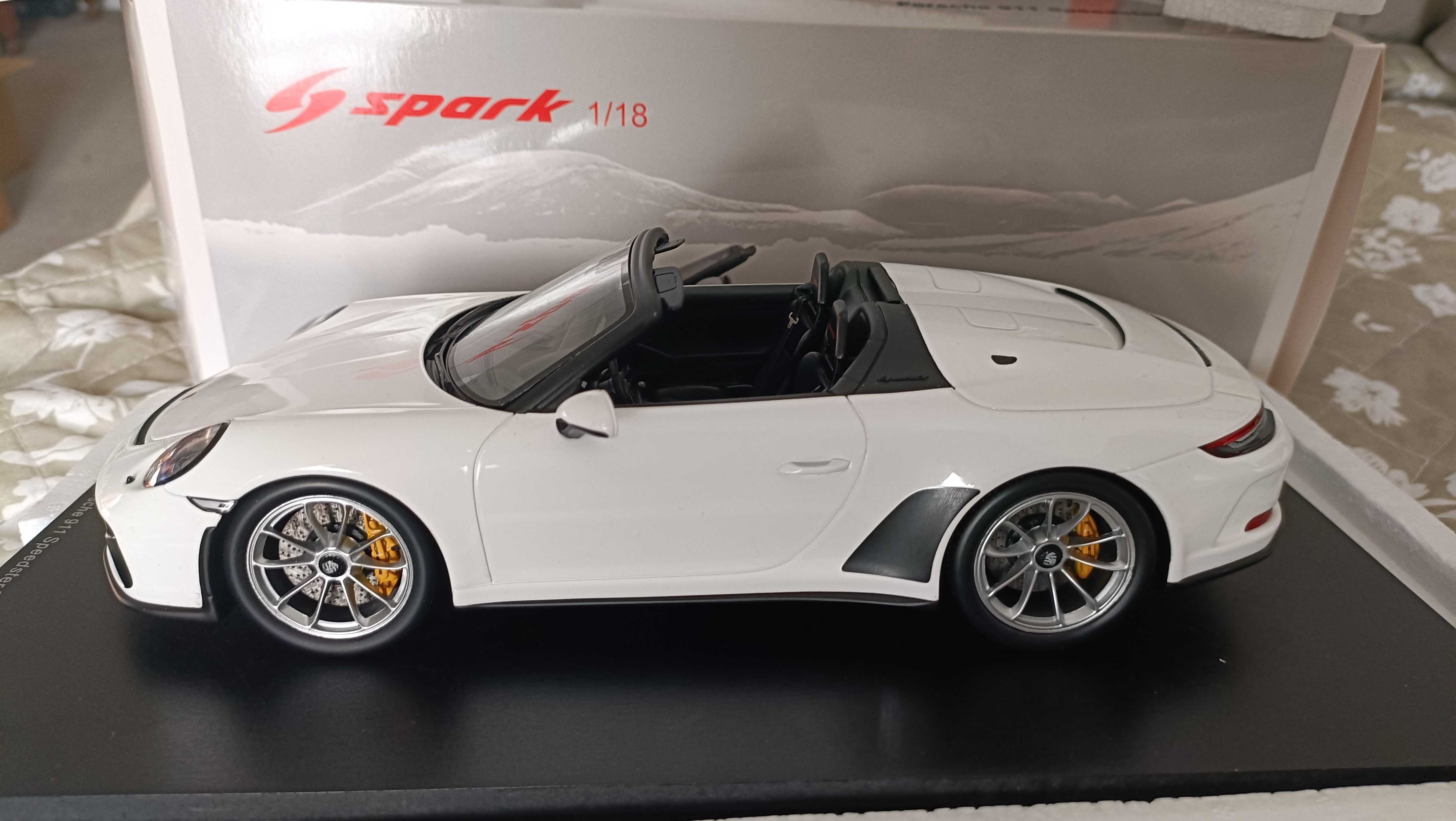 Porsche Speedster + Branco + 1/18 + Spark + Resina + Portes Gratis