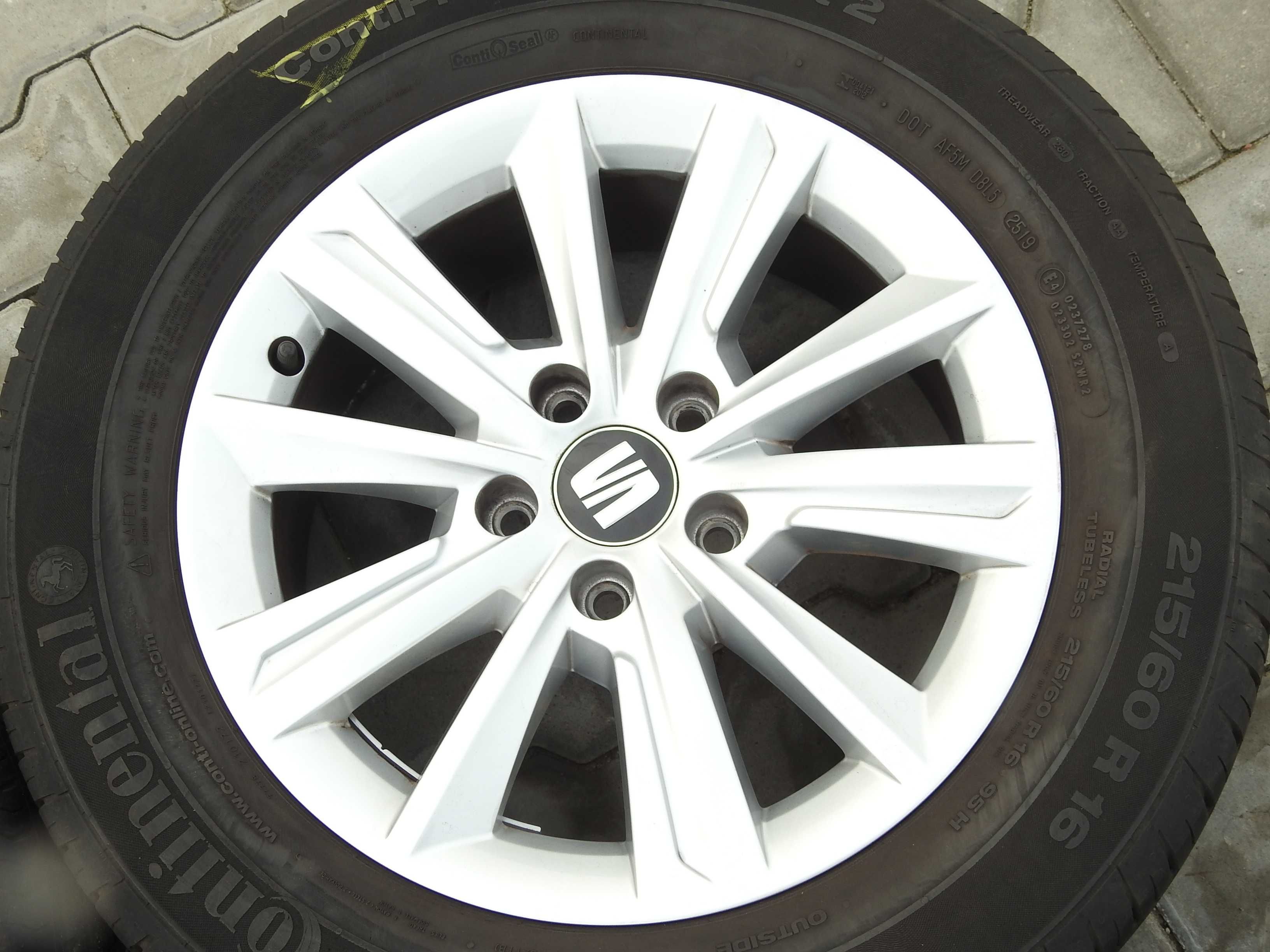4x 16" 5x112 Super stan SEAT OE ET33 6,5J 7N5 Super STAN