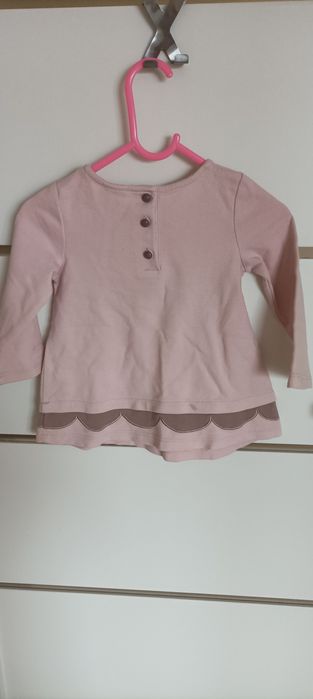 Elegancka sukienka różowa z kokardą 86 świąteczna