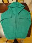 Sweter kardigan zielony