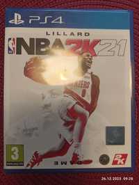 Gra NBA 2k21 ps 4