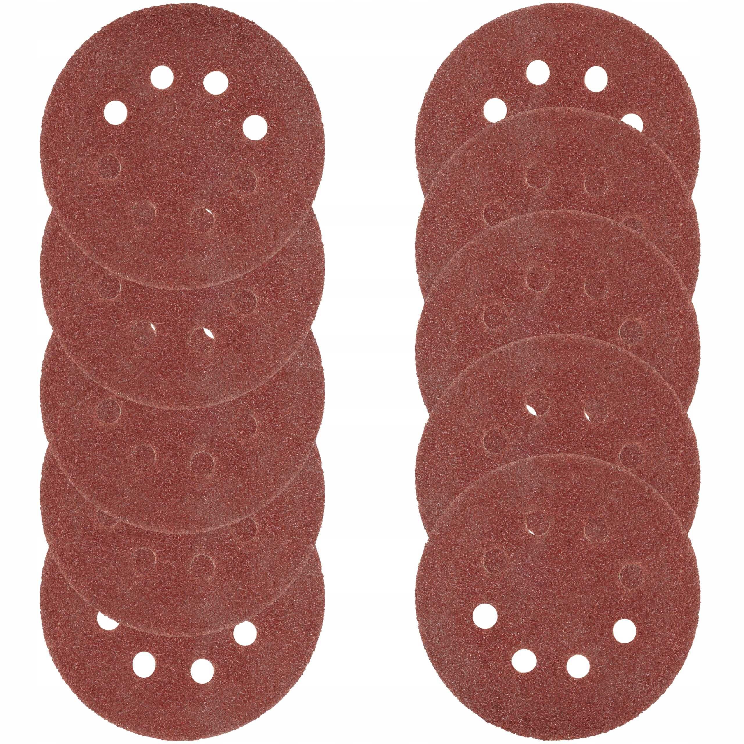 Krążek Papier Ścierny Na Rzep P100 150mm 10 Sztuk