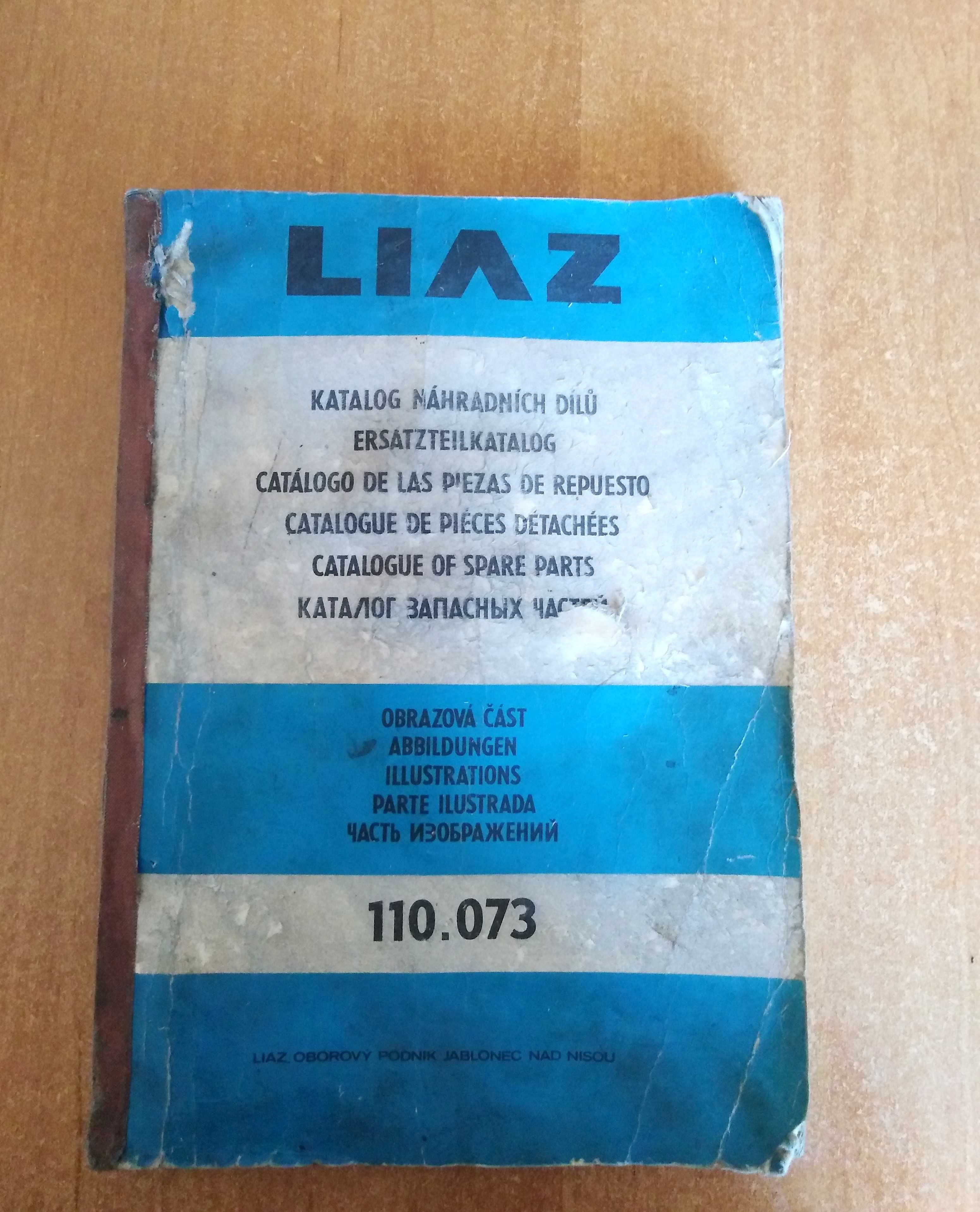 Katalog części zamiennych LIAZ 110.073 – rok 1986.