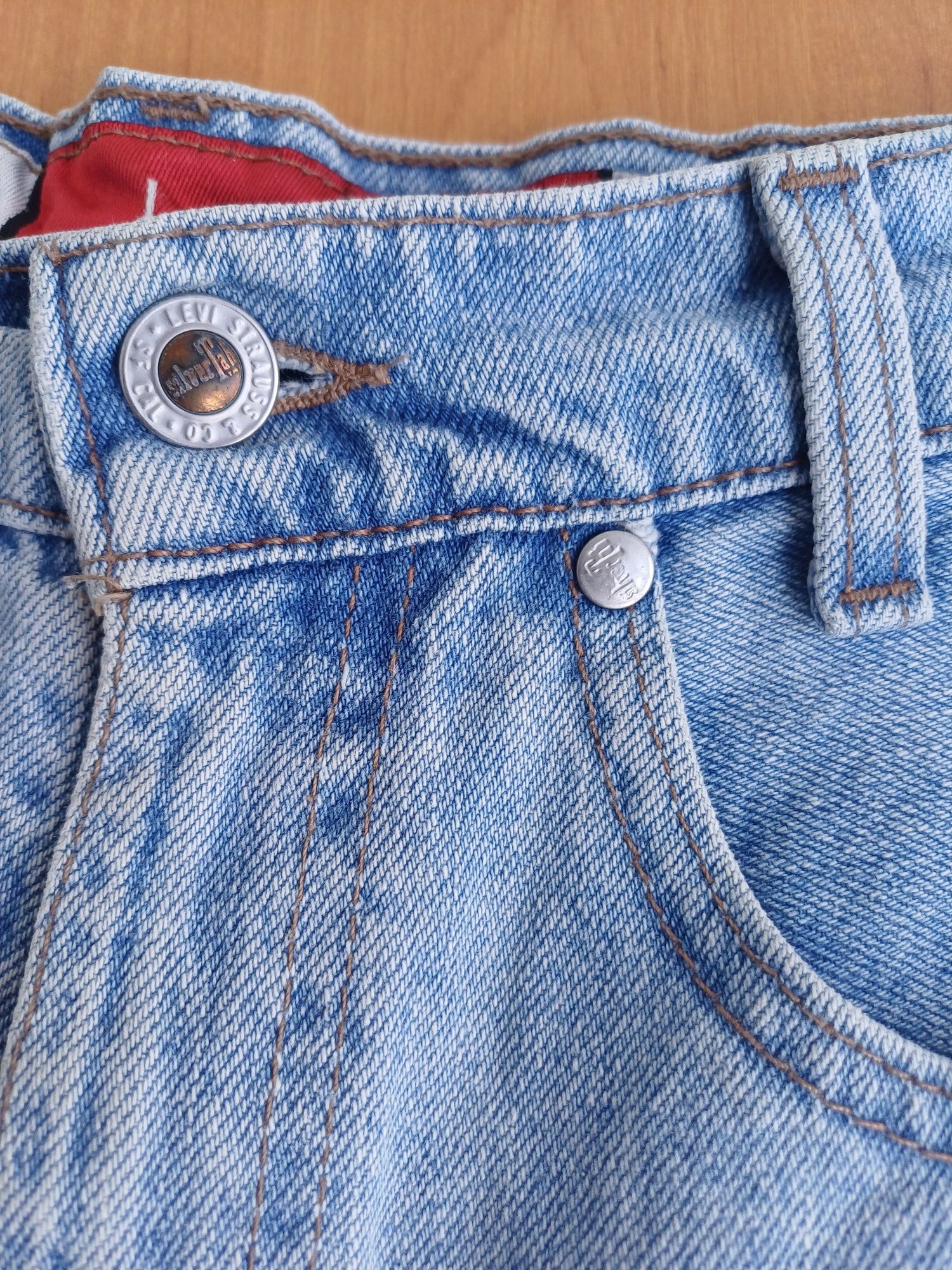 Женские джинсовые мини шорты LEVIS Silver Tab ориг made in USA 28 разм