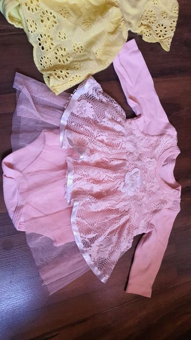 Sukienka body 2 szt 0-3 miesiące