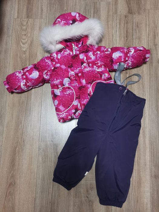 Зимовий комбінезон LENNE на дівчинку 86 см