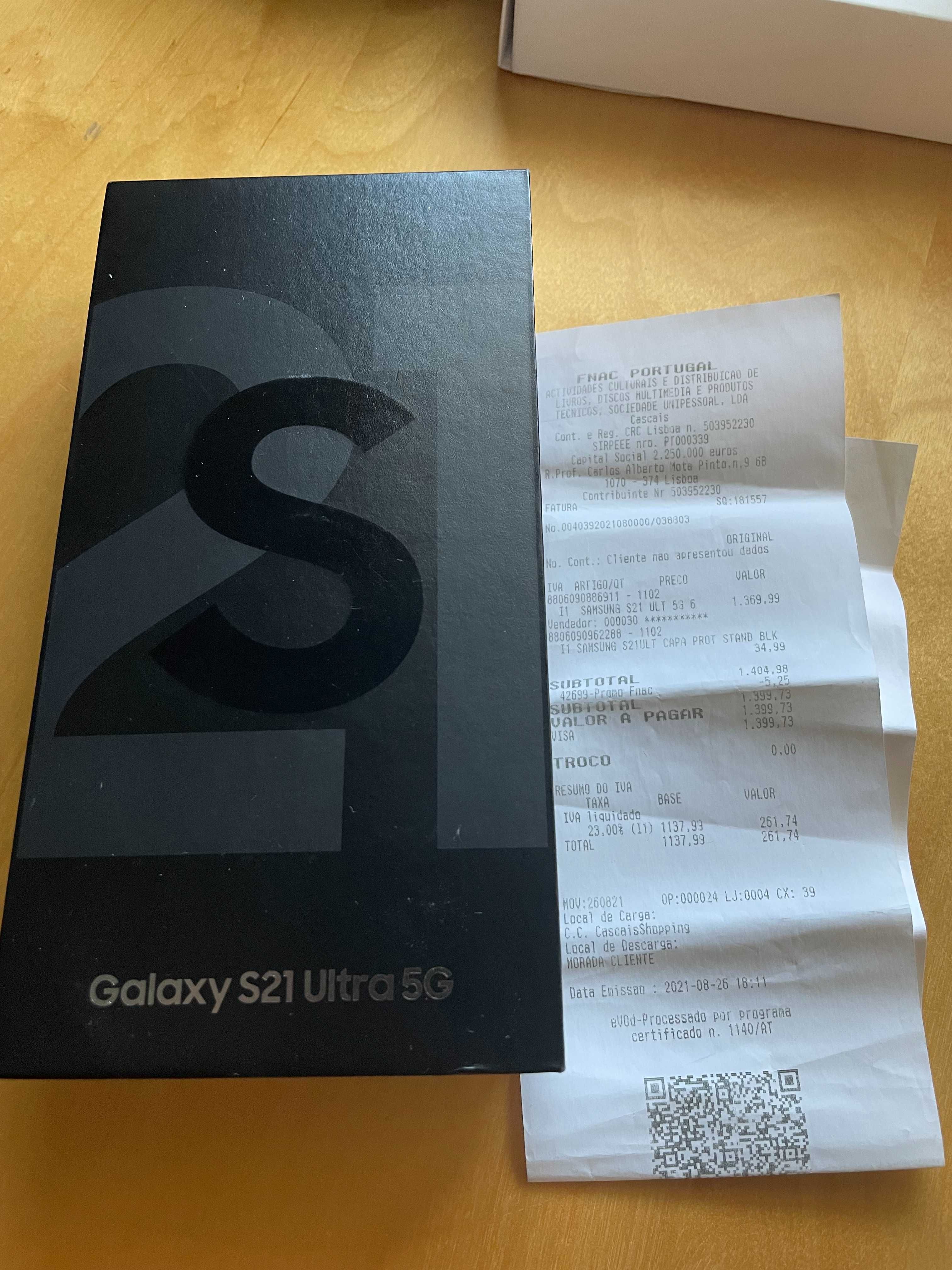 Samsung Galaxy S21 Ultra 16GB / 512GB - Muito Bom Estado