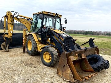 Cat 428D,caterpillar 428d koparko-ładowarka 2005r  jcb case