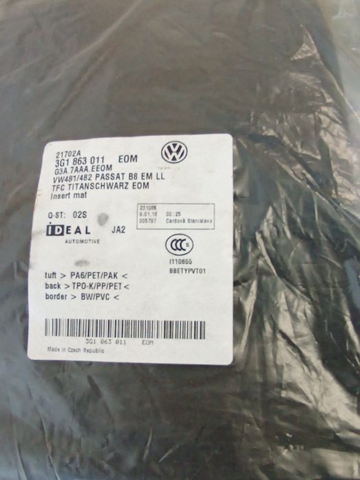 Dywaniki gumowe samochodowe