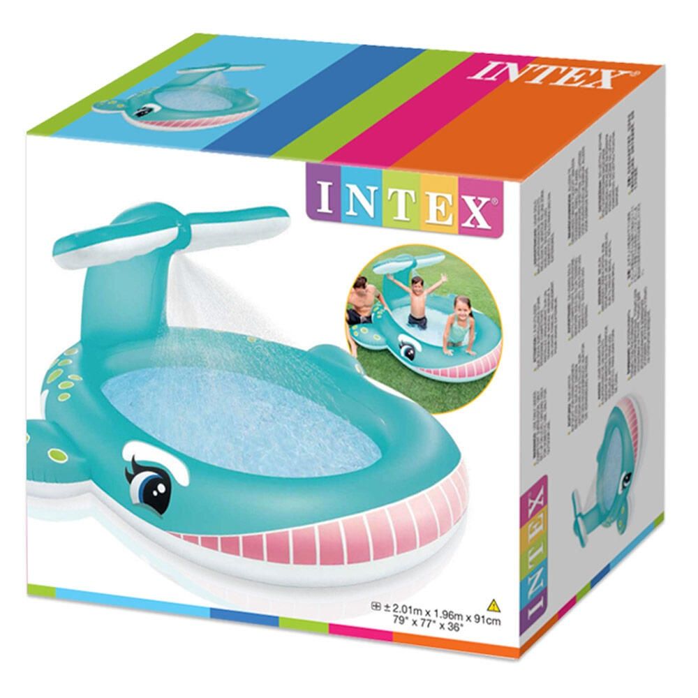 Piscina baleia com jato de agua nova