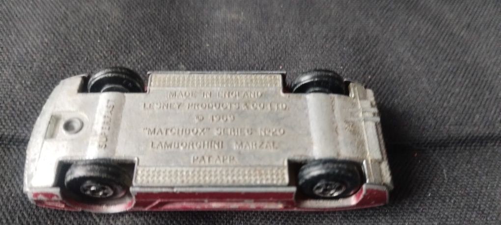 Matchbox Lamborghini marzal made in England 1969 r