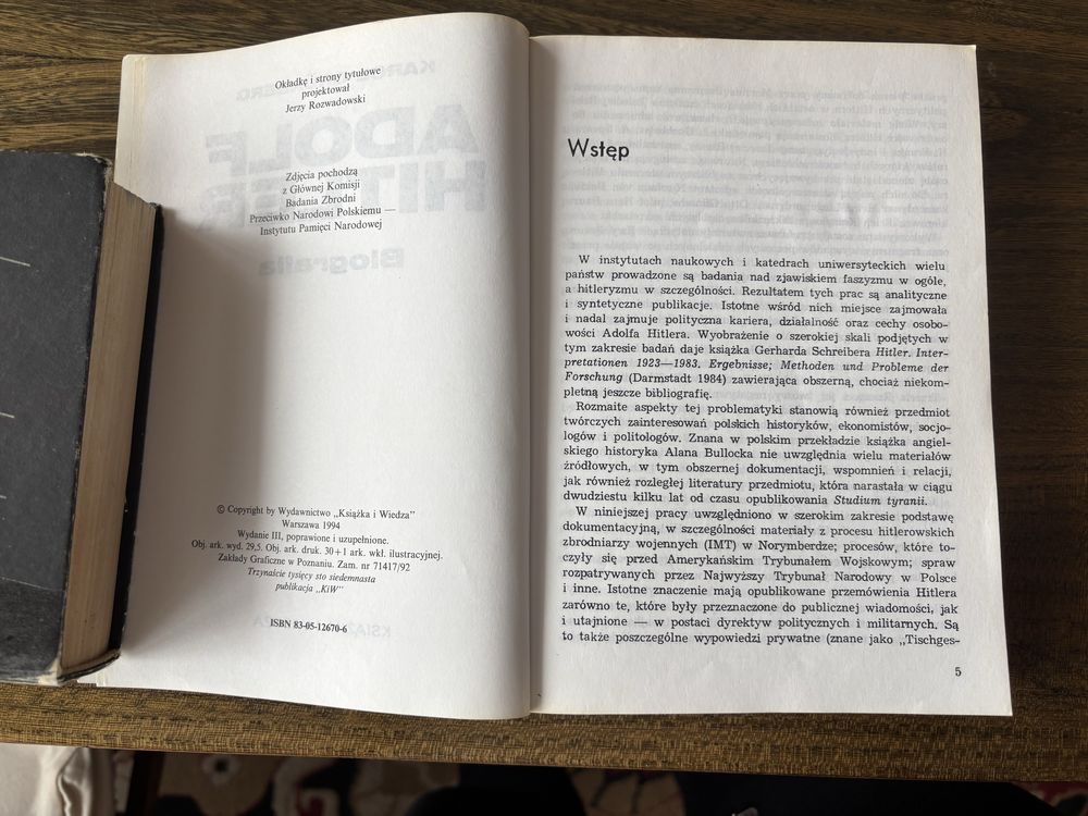 Karol Grunberg - Adolf Hitler, Biografia