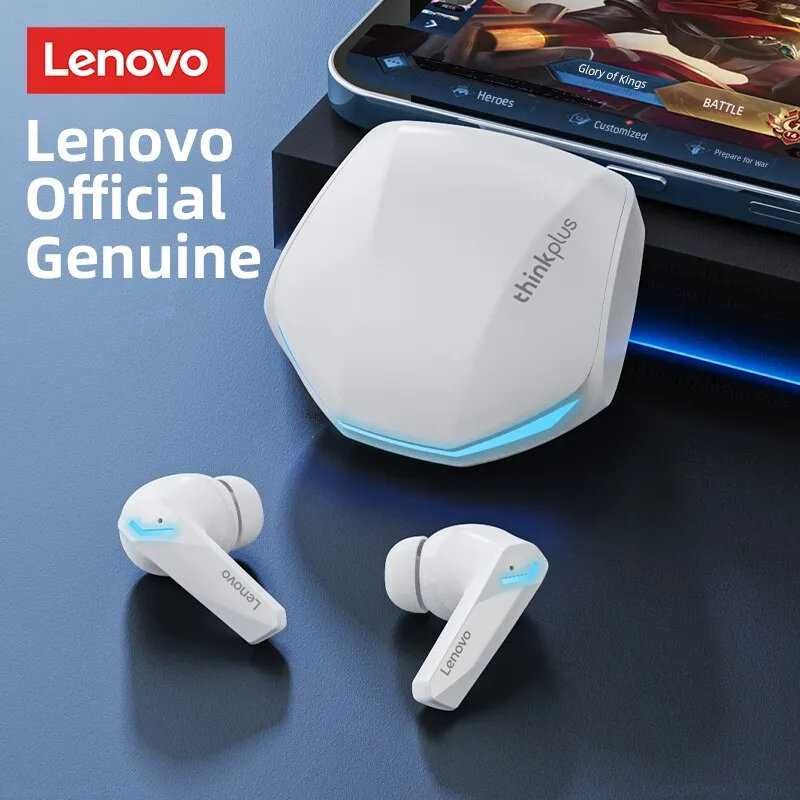 Słuchawki bezprzewodowe Bluetooth 5.3 Lenovo GM2 PRO białe / white PL