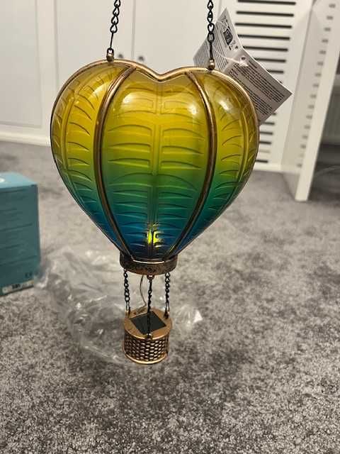 Dekoracyjna lampa solarna balon Nowa