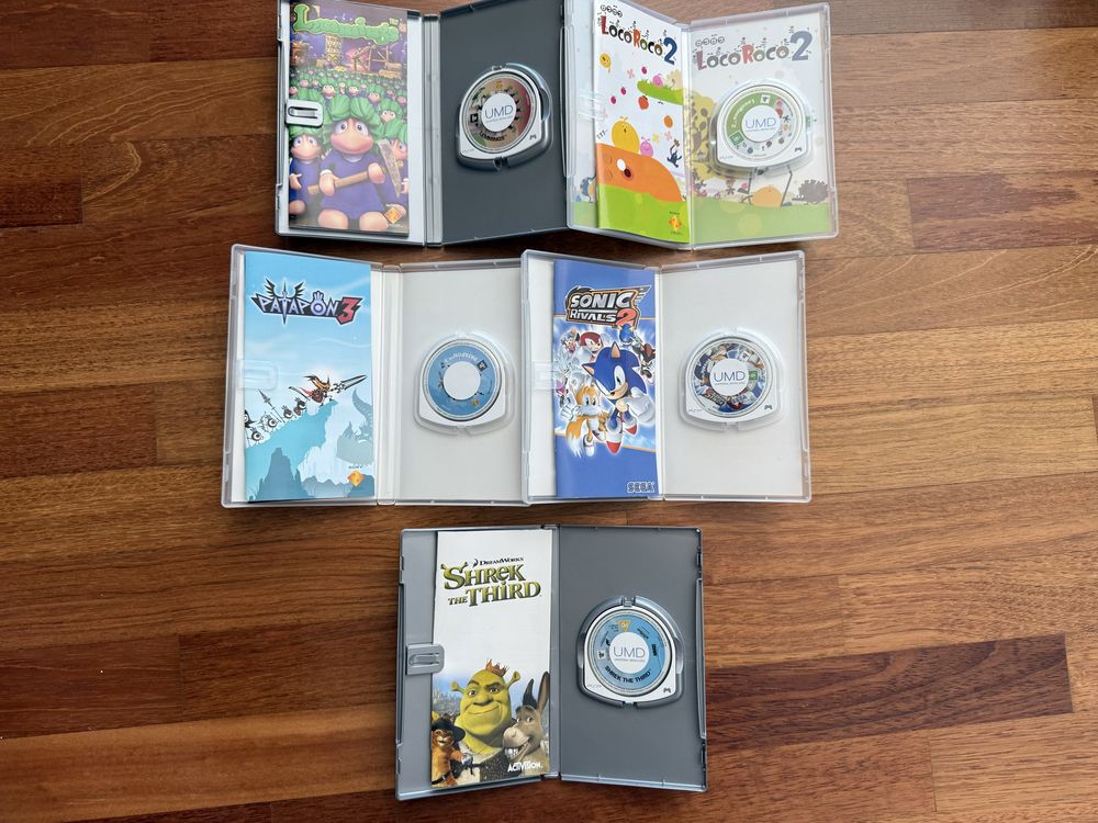 Zestaw gier na PSP Play Station Portable. Komplet albo pojedynczo