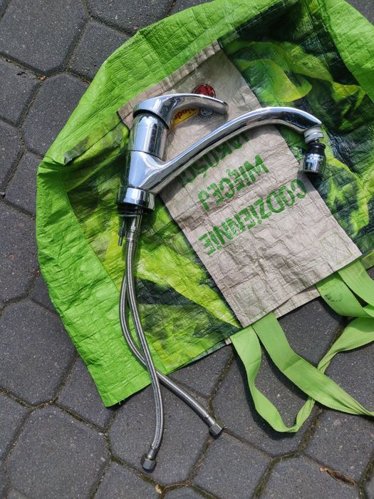 Bateria kuchenna KFA stojąca wysoka wylewka + perlator, STAN IDEALNY