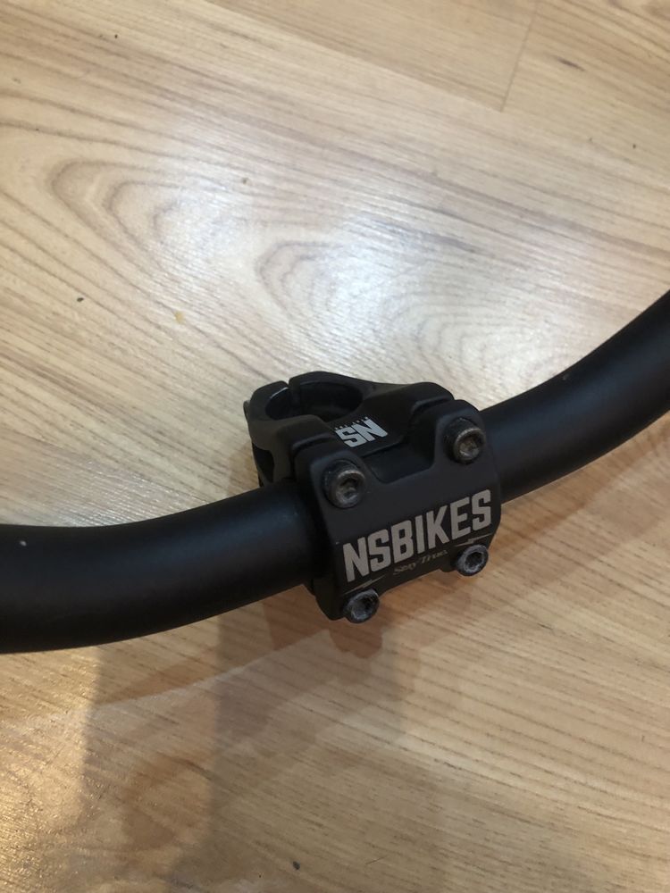 Kierownica ns bikes + mostek ns bikes kokpit dirt