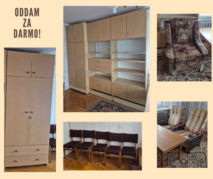 Meble oddam za darmo - aktualizacja