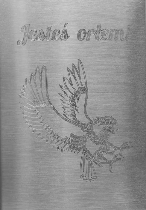 Piersiówka z grawerem 8 Oz