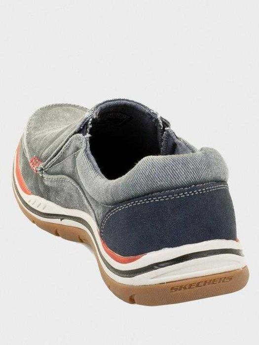 Мокасини чоловічі на широку стопу skechers / оригінальні мокасини