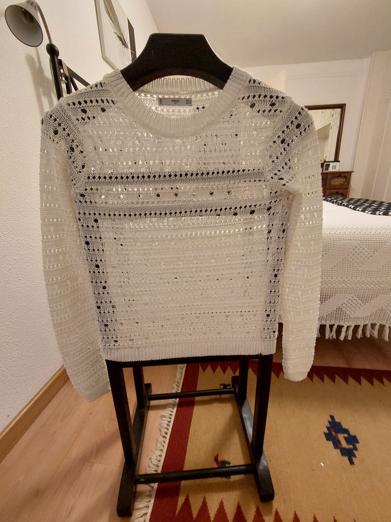 Camisola de crochet da Mango